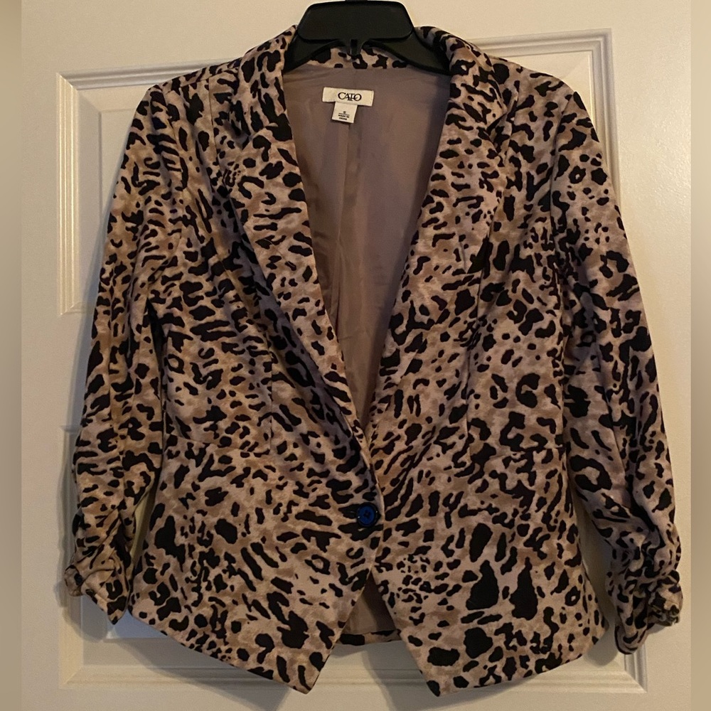 CATO leopard jacket small